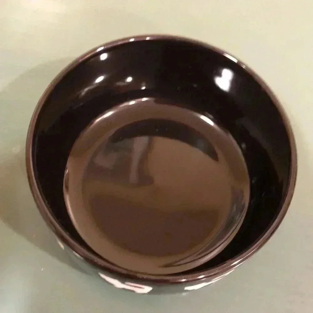 Vintage Waechtersbach ceramic cat bowl.
